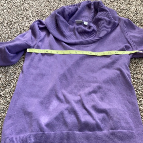 Beautiful lavender cowl neck sweater - Picture 5 of 6